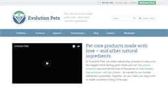 Desktop Screenshot of evolutionpets.com